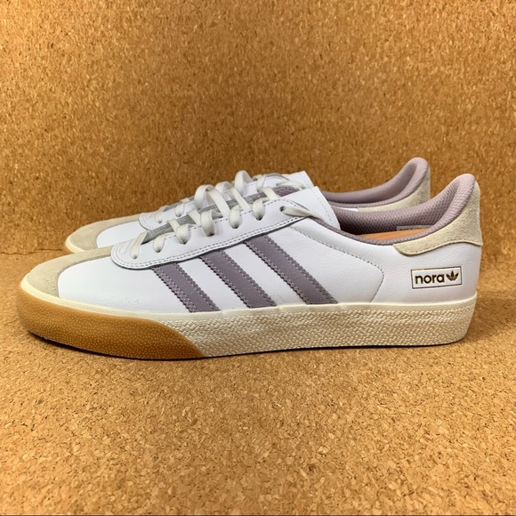 Adidas Nora Gazelle ADV Skateboarding Shoes Men's Cloud White - Picture 2 of 7